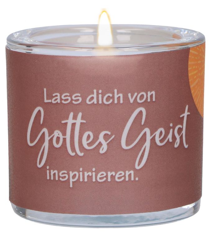 Produktbild: Glaswindlicht zur Firmung - Begeistert