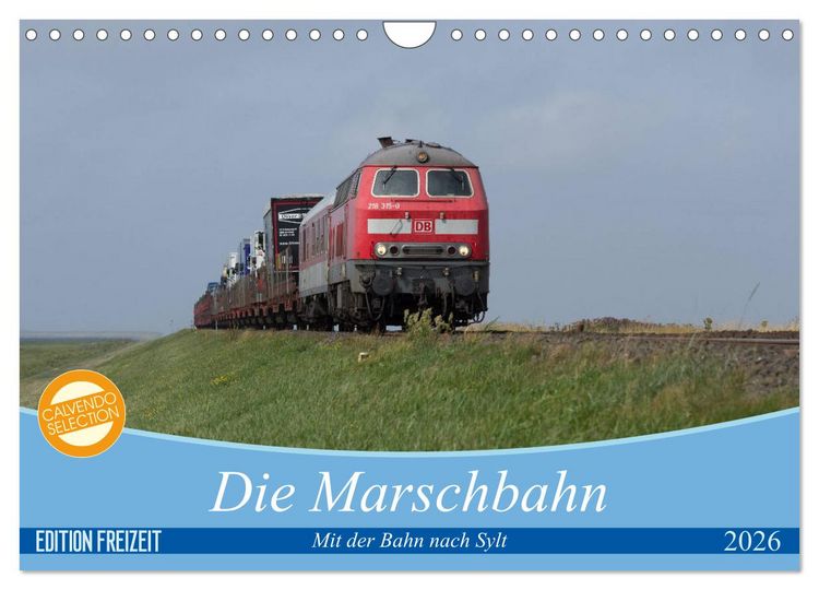 Produktbild: Die Marschbahn (Wandkalender 2026 DIN A4 quer), CALVENDO Monatskalender