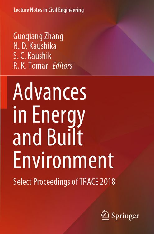 Produktbild: Advances in Energy and Built Environment