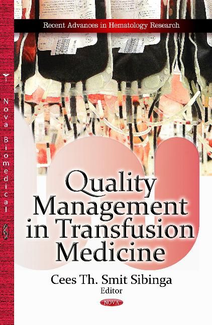 Produktbild: Quality Management in Transfusion Medicine
