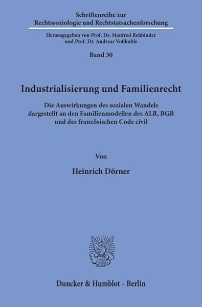 Produktbild: Industrialisierung und Familienrecht.