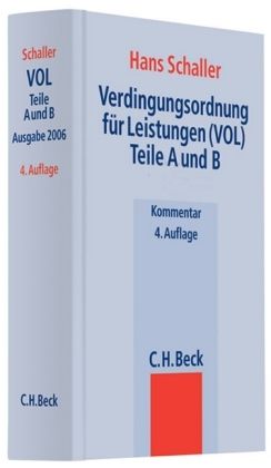 Produktbild: Verdingungsordnung f&uuml;r Leistungen (VOL) Teile A und B, Kommentar