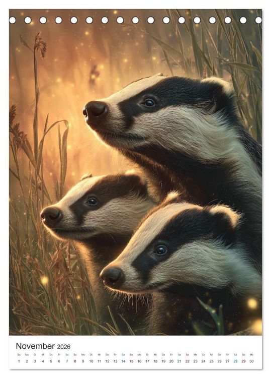 Produktbild: Wild und Wundervoll (Tischkalender 2026 DIN A5 hoch), CALVENDO Monatskalender