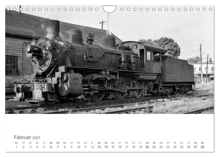 Produktbild: US-Dampflokomotiven (Wandkalender 2027 DIN A4 quer), CALVENDO Monatskalender