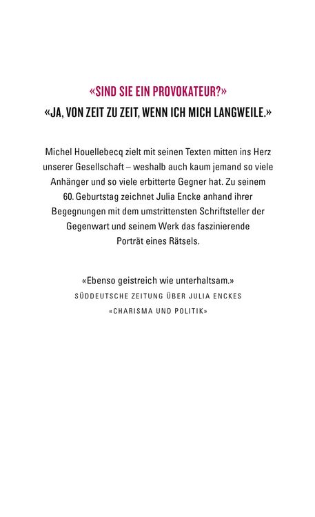 Produktbild: Wer ist Michel Houellebecq?
