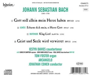 Produktbild: Kantaten BWV 35 & 169/Klag-Lied/+