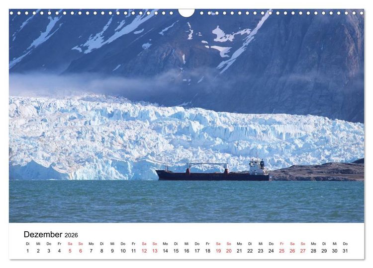 Produktbild: Svalbard 2026 (Wandkalender 2026 DIN A3 quer), CALVENDO Monatskalender