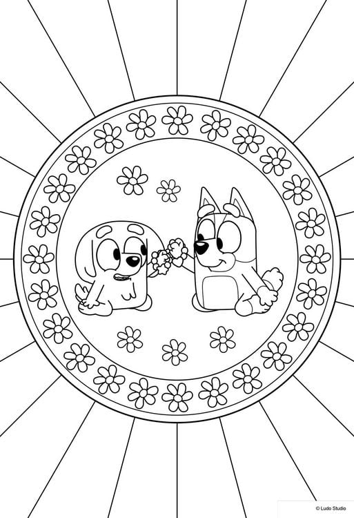 Produktbild: Bluey: Superstarker Sticker- und Malspa&szlig;