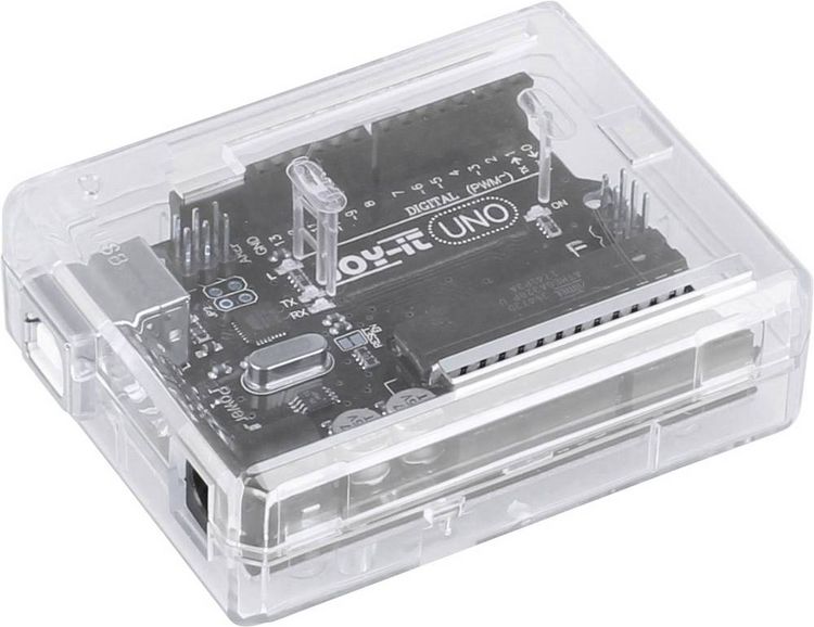 Produktbild: Joy-it ard_UNO-case1 MC-Geh&auml;use Passend f&uuml;r (Entwicklungskits): Arduino Acryl