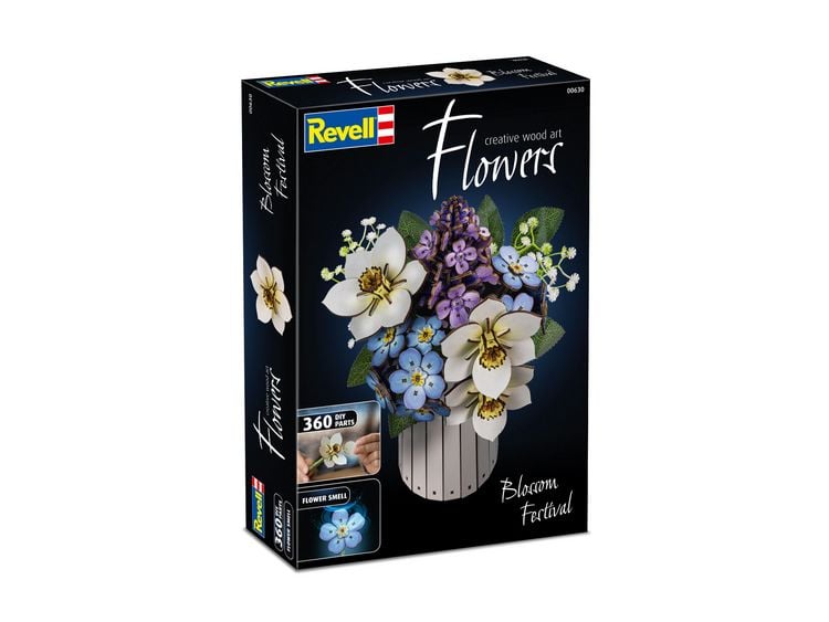 Produktbild: Revell Holzblumen Flowers Blossom Festival mit Vase & Duftring