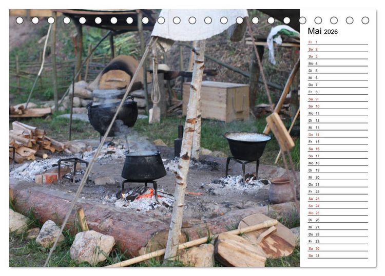 Produktbild: Mittelalter - Leben (Tischkalender 2026 DIN A5 quer), CALVENDO Monatskalender