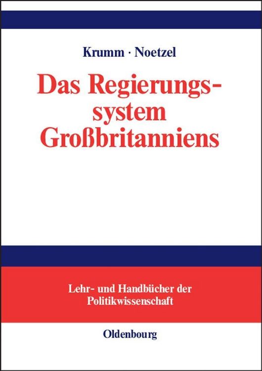Produktbild: Das Regierungssystem Gro&szlig;britanniens