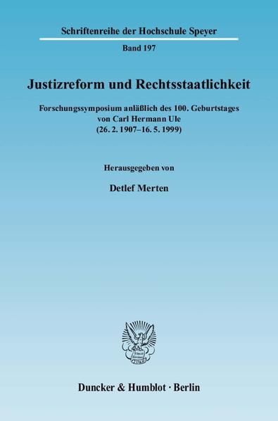 Produktbild: Justizreform und Rechtsstaatlichkeit.