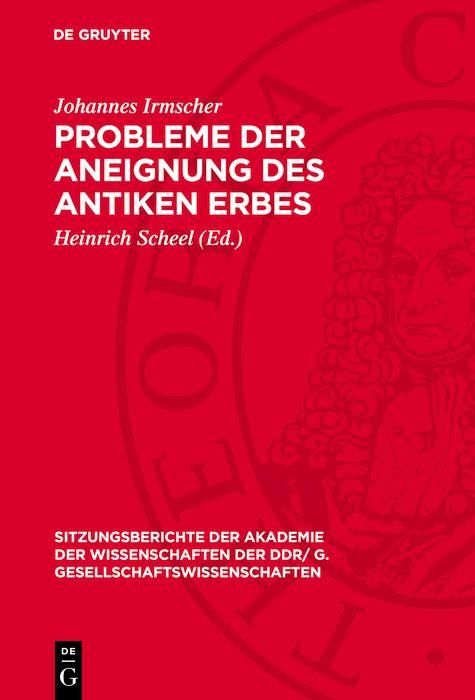Produktbild: Probleme der Aneignung des antiken Erbes