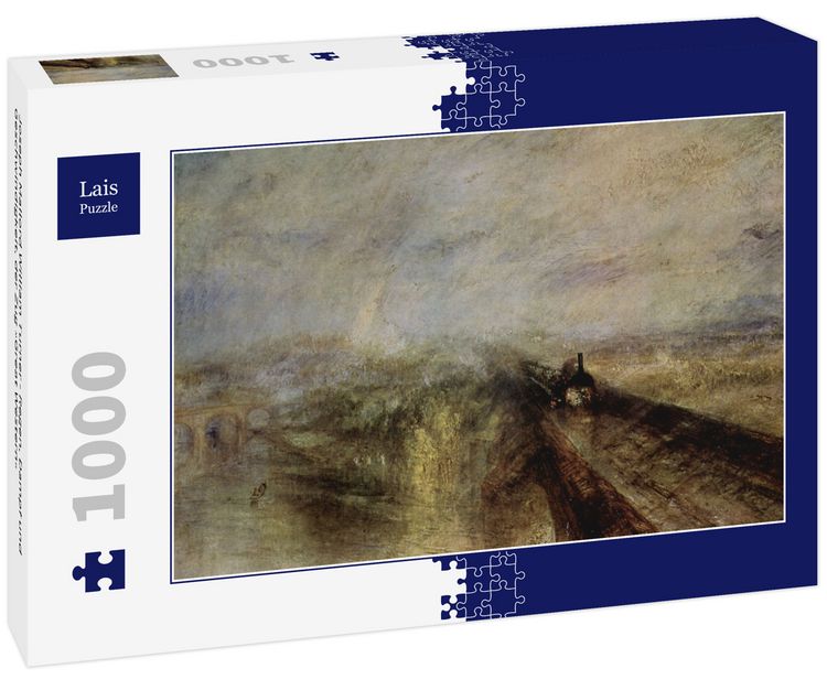 Produktbild: Lais Puzzle Joseph Mallord William Turner - Regen, Dampf und Geschwindigkeit, der Zug &raquo;Great Western&laquo; 1000 Teile