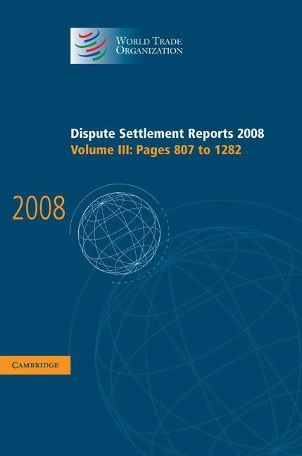 Produktbild: Dispute Settlement Reports 2008