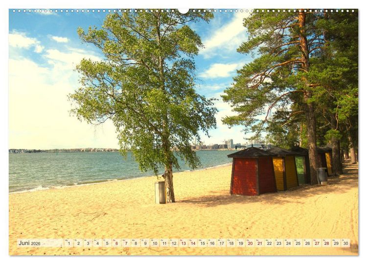Produktbild: Helsinki und Umgebung - Eine Reise in den S&uuml;den Finnlands (Wandkalender 2026 DIN A2 quer), CALVENDO Monatskalender