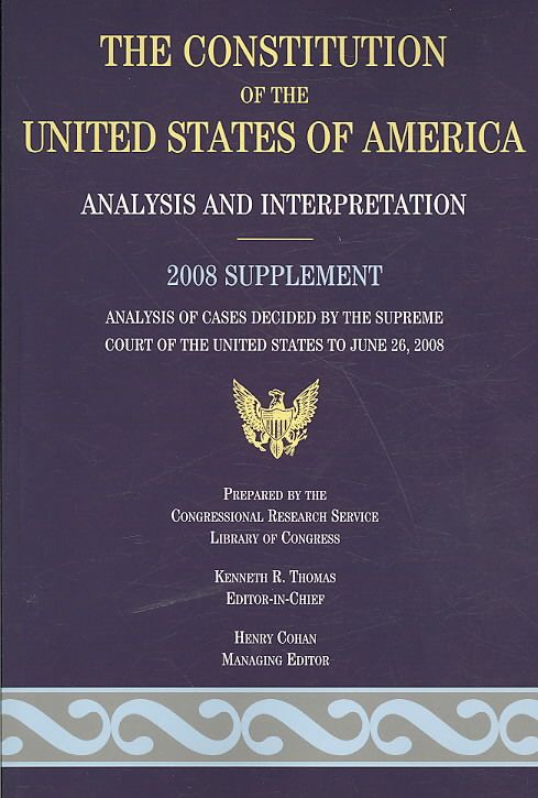 Produktbild: U S Senate: Constitution of the United States of America: An