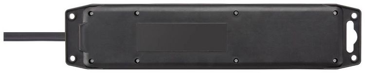 Produktbild: Sygonix SY-5145340 Steckdosenleiste Schwarz, Gr&uuml;n Schutzkontakt 1St.