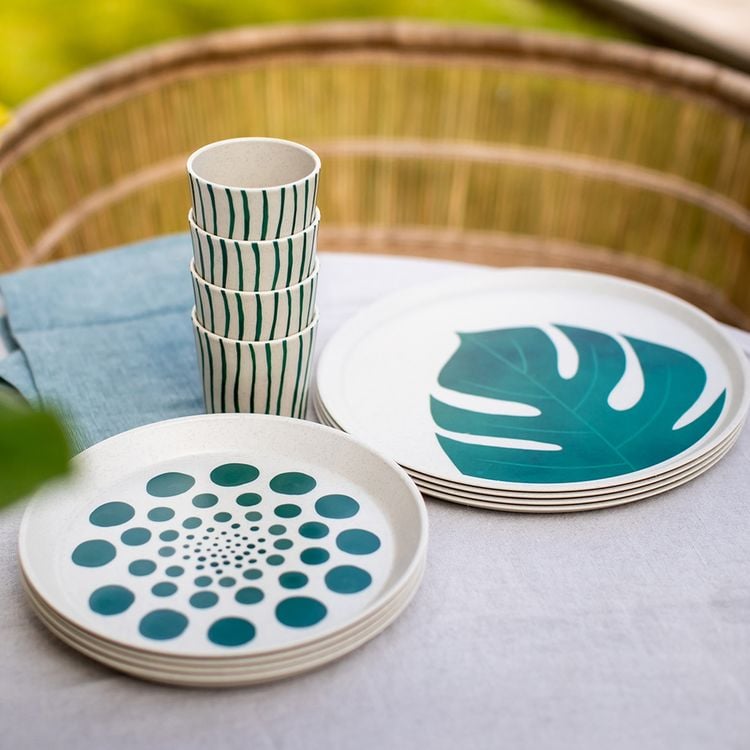 Produktbild: Koziol Geschirrset 16-teilig CONNECT SET MONSTERA