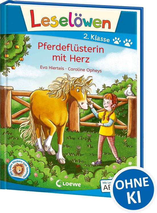 Produktbild: Lesel&ouml;wen 2. Klasse - Pferdefl&uuml;sterin mit Herz