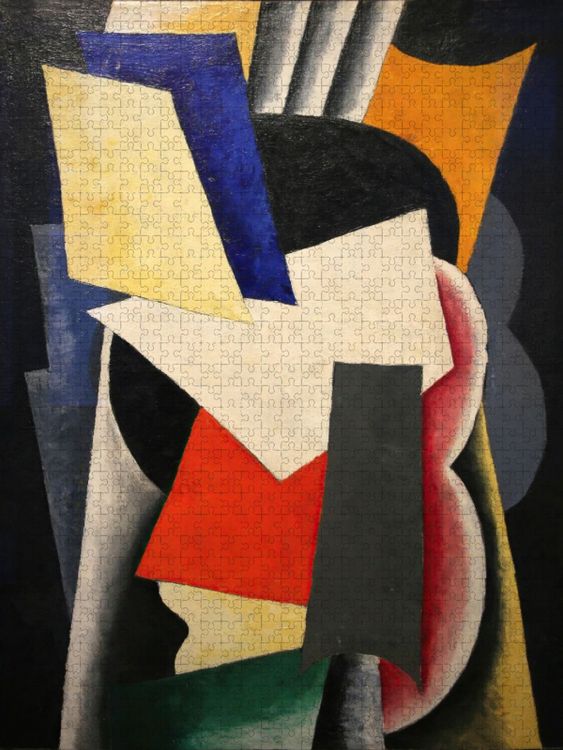 Produktbild: CALVENDO Puzzle Malerisch-architektonisches Stillleben mit Instrumenten, 1915 | 1000 Teile Lege-Gr&ouml;&szlig;e 64x48cm Foto-Puzzle f&uuml;r gl&uuml;ckliche Stunden