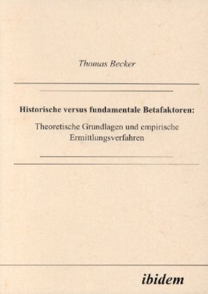 Produktbild: Historische versus fundamentale Betafaktoren