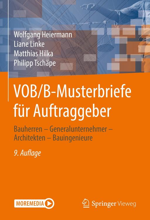 Produktbild: VOB/B-Musterbriefe f&uuml;r Auftraggeber