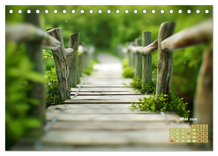 Produktbild: Neue Wege erkunden (Tischkalender 2026 DIN A5 quer), CALVENDO Monatskalender