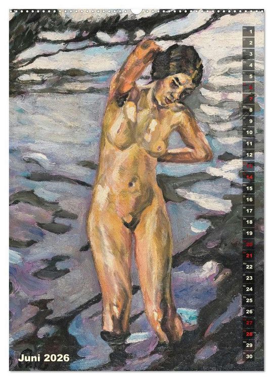 Produktbild: Leo Putz - Die Kunst der Sinnlichkeit (Wandkalender 2026 DIN A2 hoch), CALVENDO Monatskalender