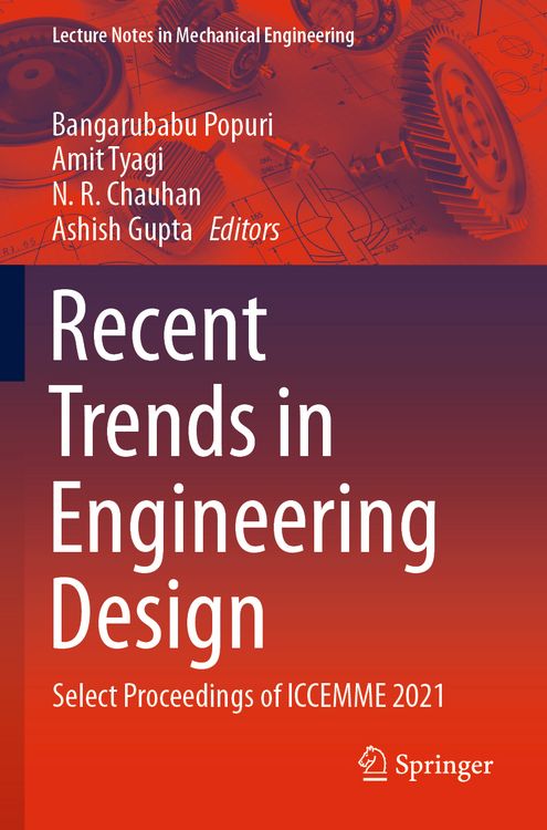 Produktbild: Recent Trends in Engineering Design