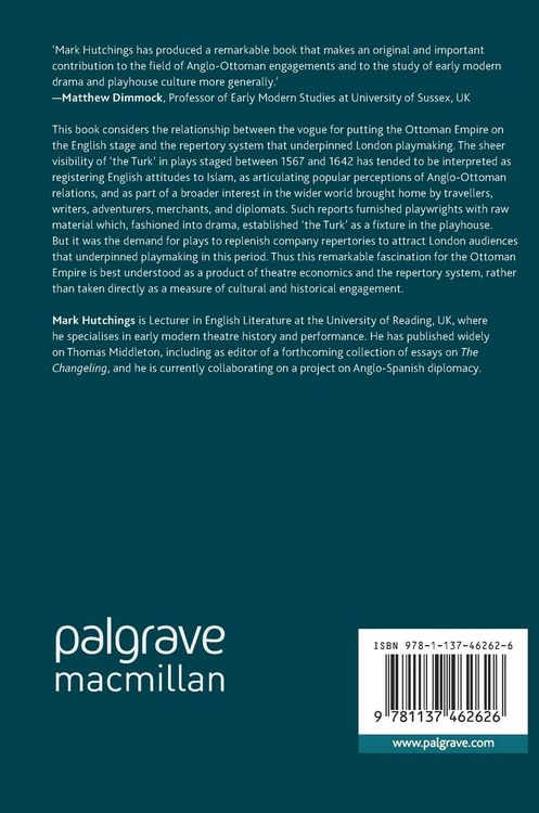 Produktbild: Turks, Repertories, and the Early Modern English Stage