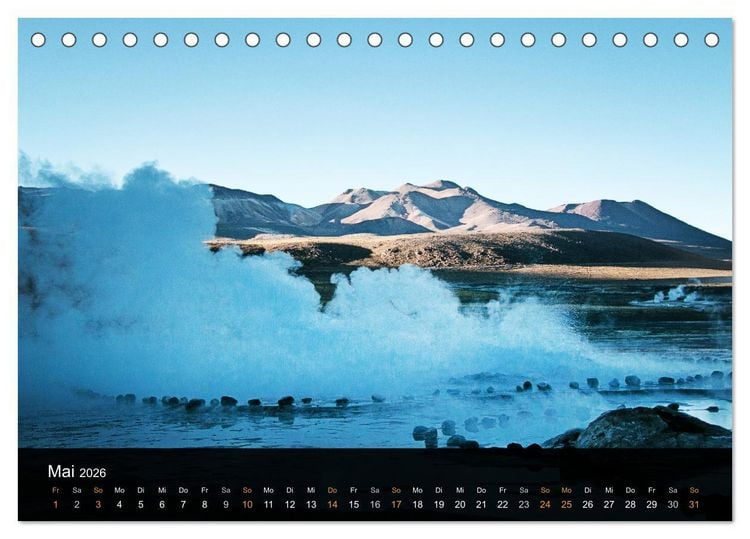 Produktbild: Atacama: Die W&uuml;ste im Norden Chiles (Tischkalender 2026 DIN A5 quer), CALVENDO Monatskalender