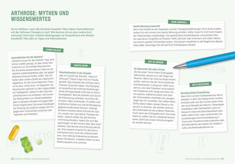 Produktbild: Die Wahrheit &uuml;ber Arthrose