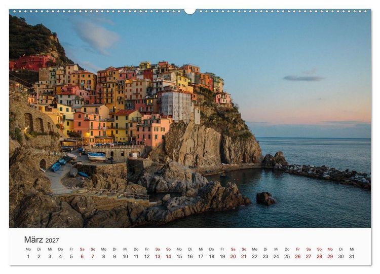 Produktbild: Italien - einzigartige Motive (hochwertiger Premium Wandkalender 2027 DIN A2 quer), Kunstdruck in Hochglanz