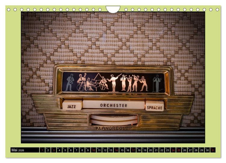 Produktbild: RADIO LEGENDEN (Wandkalender 2026 DIN A4 quer), CALVENDO Monatskalender