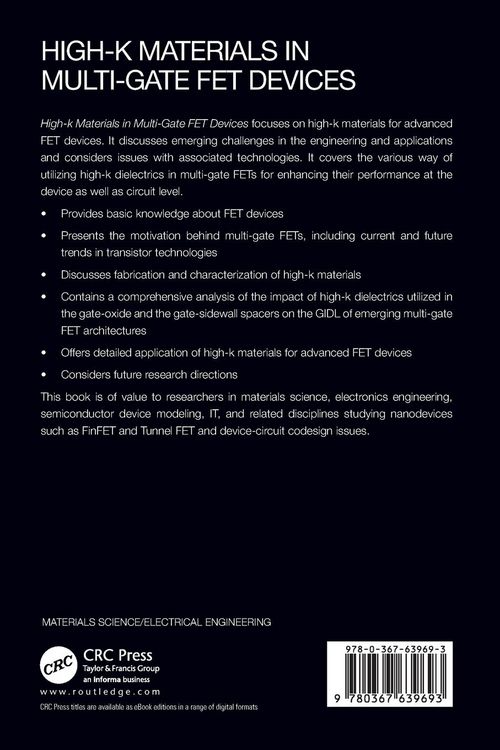 Produktbild: High-k Materials in Multi-Gate FET Devices
