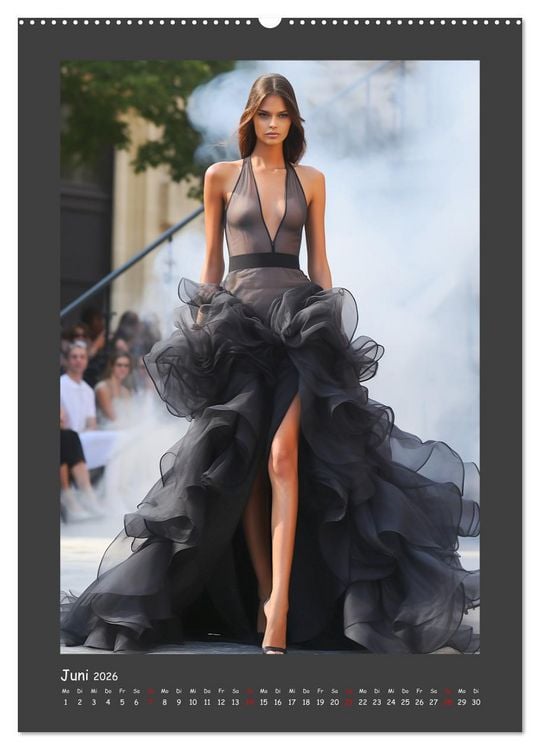 Produktbild: Fashion Show. Zeitlose Haute Coutour (Wandkalender 2026 DIN A2 hoch), CALVENDO Monatskalender