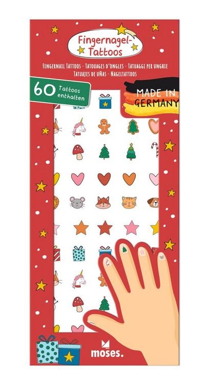 Produktbild: Fingernagel-Tattoos Weihnachtszauber