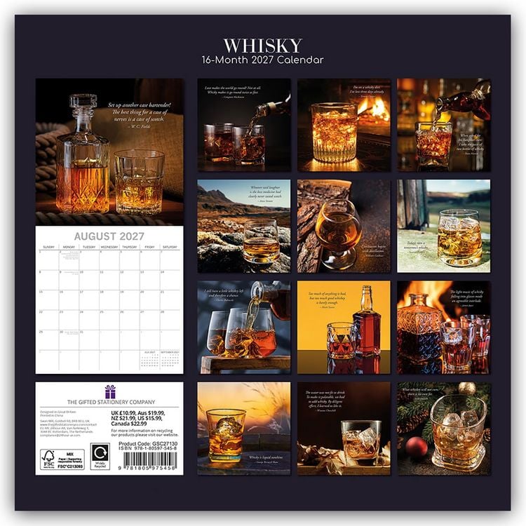 Produktbild: Whisky 2027 &ndash; 16-Monatskalender