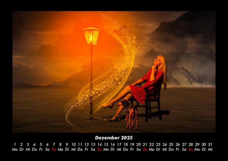 Produktbild: Mit Fantasy durch's Jahr 2025 Fotokalender DIN A3