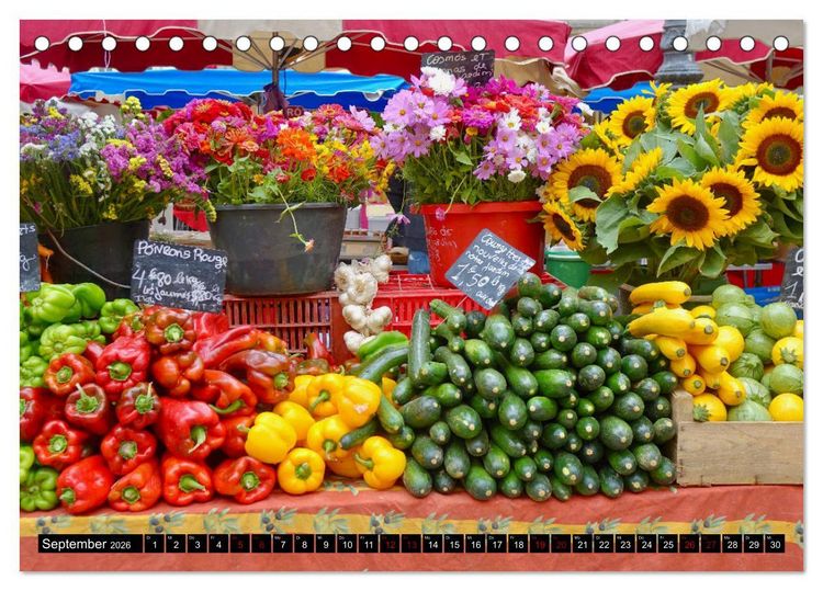 Produktbild: Luberon. Im Herzen der Provence (Tischkalender 2026 DIN A5 quer), CALVENDO Monatskalender