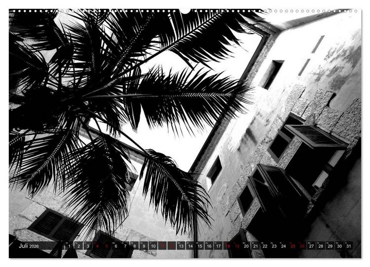 Produktbild: Mallorca monochrom (hochwertiger Premium Wandkalender 2026 DIN A2 quer), Kunstdruck in Hochglanz