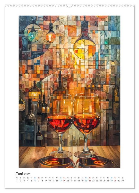 Produktbild: Ode an den Wein (hochwertiger Premium Wandkalender 2026 DIN A2 hoch), Kunstdruck in Hochglanz