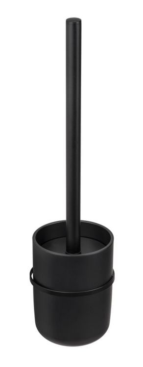 Produktbild: Turbo-Loc&reg; WC-Garnitur Mod. Carpino Schwarz, Befestigen ohne Bohren