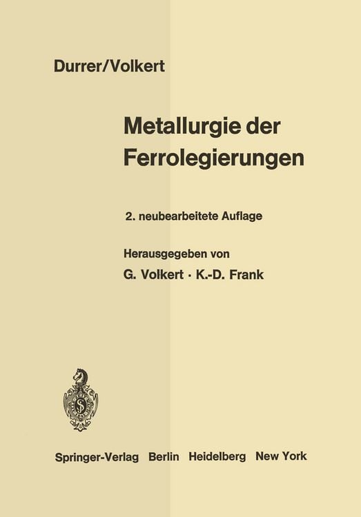 Produktbild: Metallurgie der Ferrolegierungen