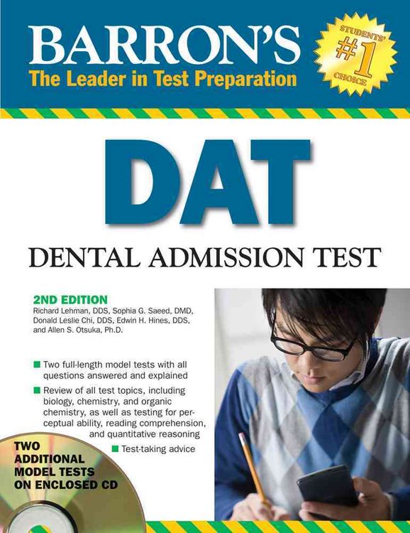 Produktbild: Lehman, R: DAT Dental Admissions Test