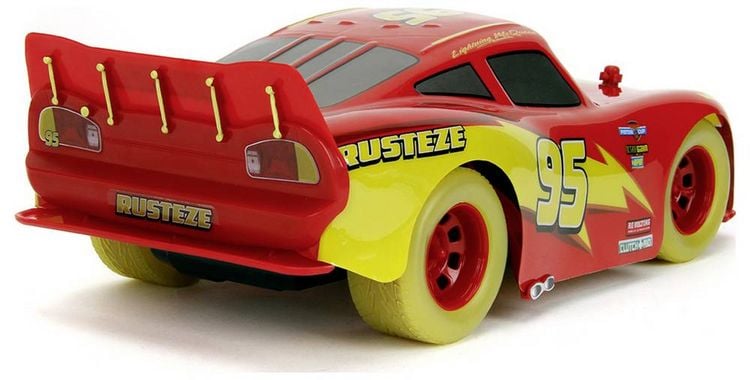 Produktbild: JADA TOYS 9335563314R00 RC Lightning McQueen Glow Racers 1:14 1:14 RC Einsteiger Modellauto Elektro Rennwagen