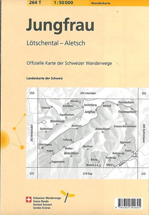 Produktbild: 264T Jungfrau Wanderkarte