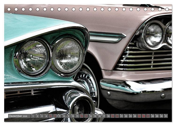 Produktbild: American Old Cars - Amerikanische Autolegenden (Tischkalender 2026 DIN A5 quer), CALVENDO Monatskalender